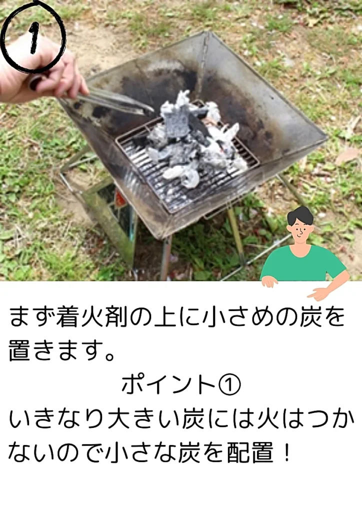 BBQ​火のおこしかた